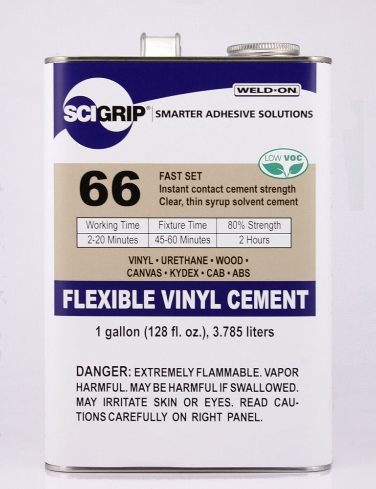 1 GALLON WELD-ON #66 (PVC) - Vinyl Cements